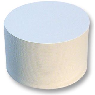 folia Blanko-Bierfilze, rund, Durchmesser: 107 mm