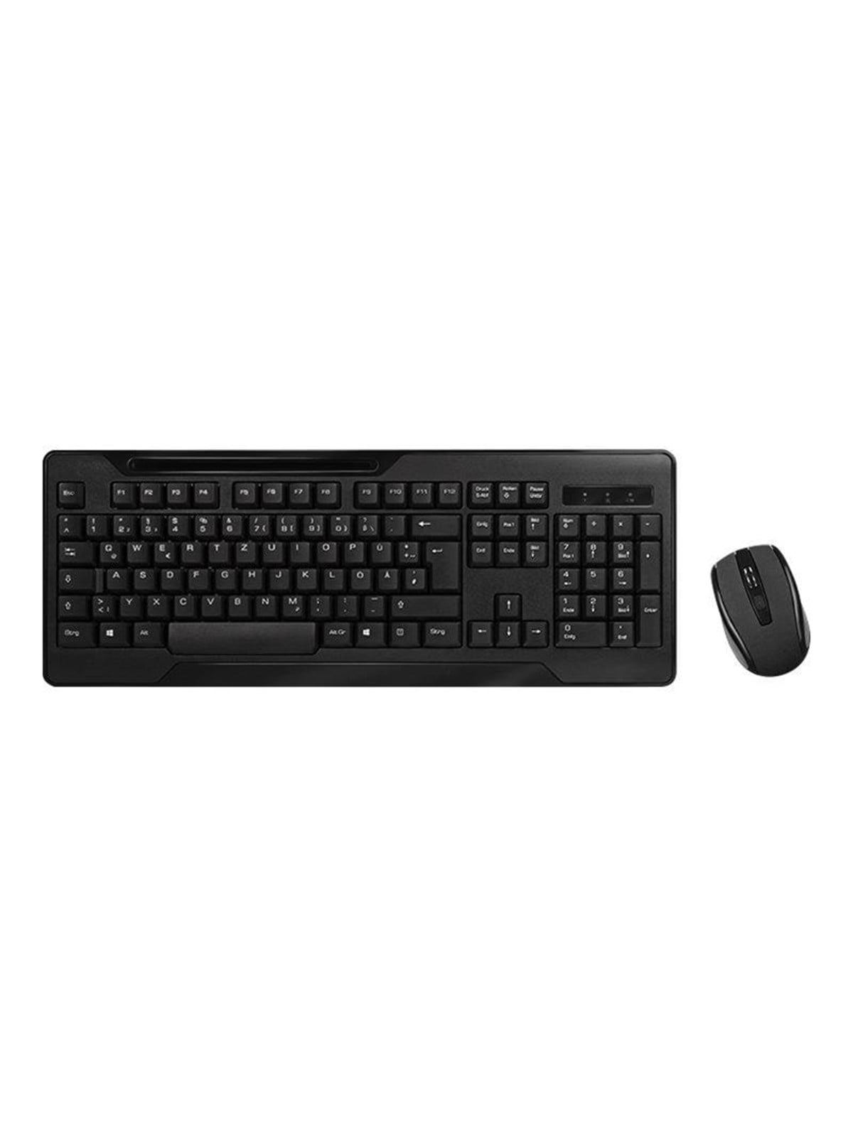 LogiLink 2.4 GHz wireless keyboard & mouse set - Tastatur & Maus Set - Schwarz