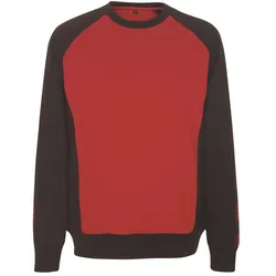 Sweatshirt "WITTEN" Unique - M - rot/schwarz