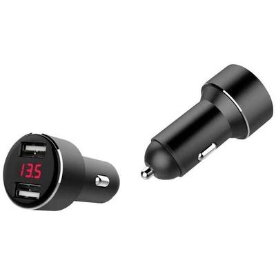 IWH USB-Ladegerät DUAL mit Spannungsanzeige Belastbarkeit Strom max.=4800mA 12 oder 24 V/DC