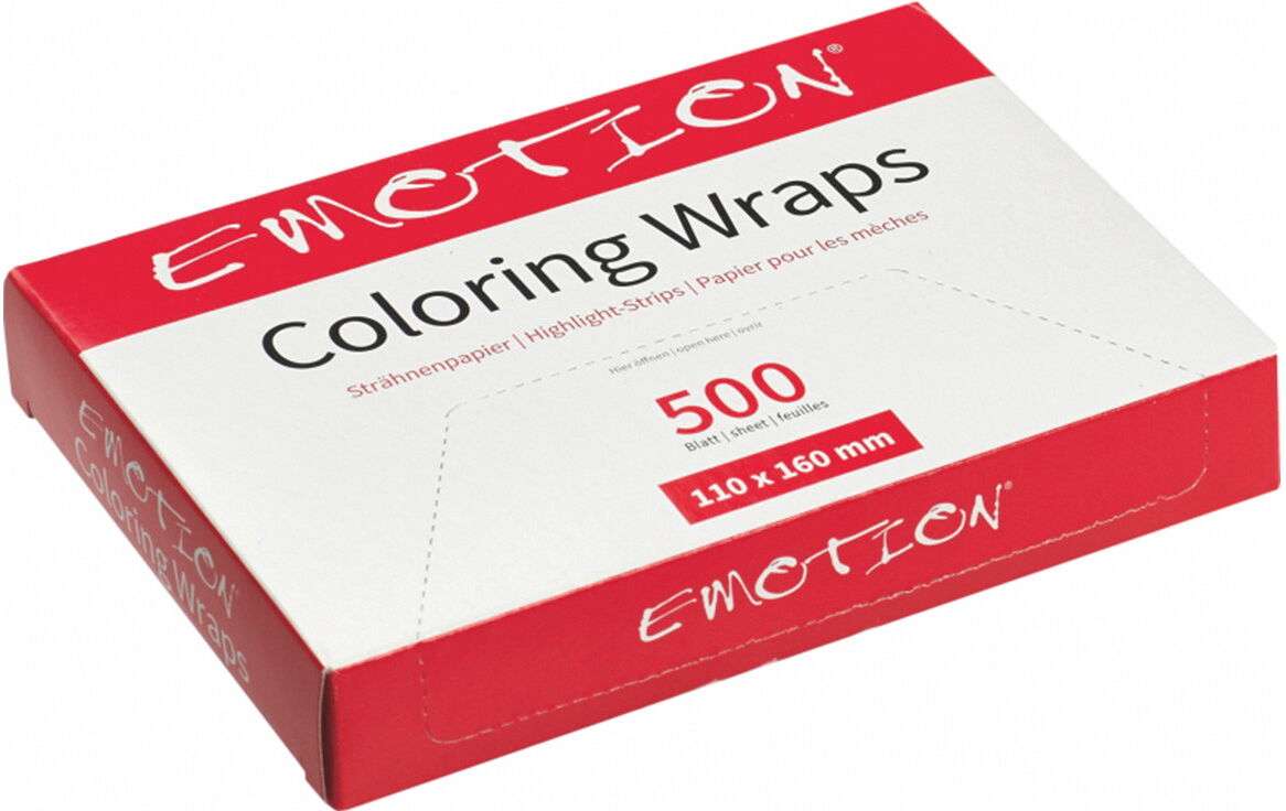 500 Stück Efalock Emotion Coloring Wraps