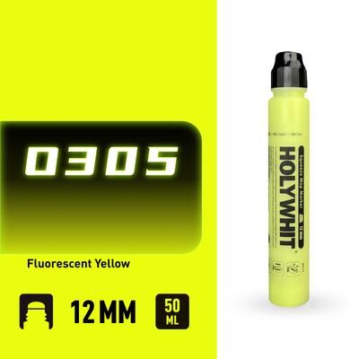 Fusion Finds 50ml Paint Pen, Oil Based Paint Markers For Rock Painting, Graffiti, Wall Art, Waterproof Permanent Marker Pen For Craft fluorescent Yellow