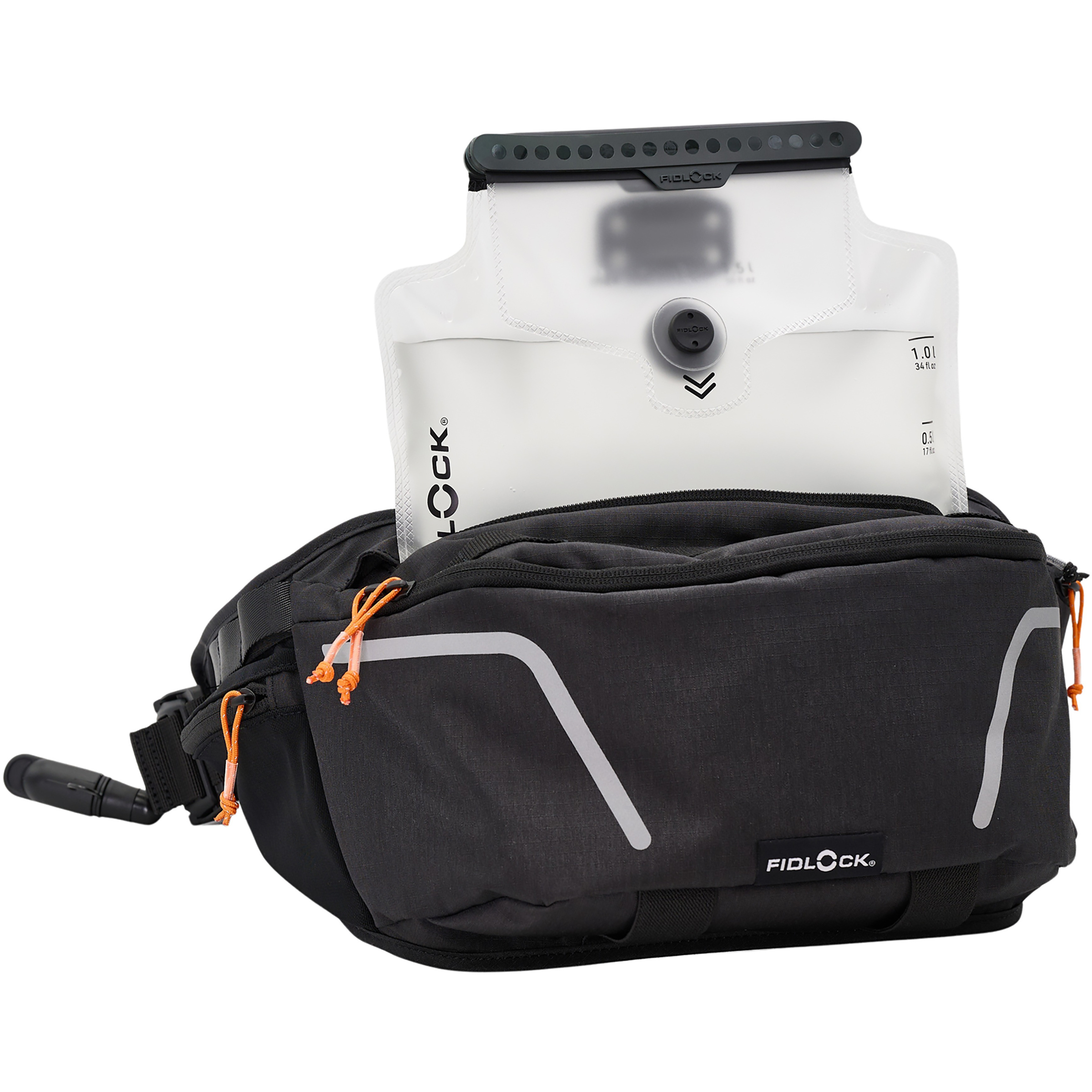 Fidlock Hip Belt + Hydration Bladder 1.5l Set Fahrradtaschen schwarz Größe 4L Mountainbike