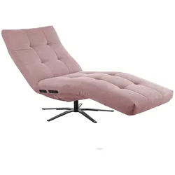 KAWOLA Relaxliege LETICIA motorisch Feincord rosa