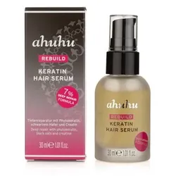ahuhu Rebuild Keratin Hair Serum 7% Deep Repair Formula 30ml