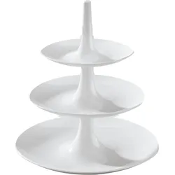 Koziol Babell L Etagere 3-stöckig stapelbar platzsparend cotton white