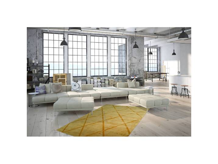 Kurzflorteppich Luxury 210 Gelb/Gelb 120 x 170cm Webstoff