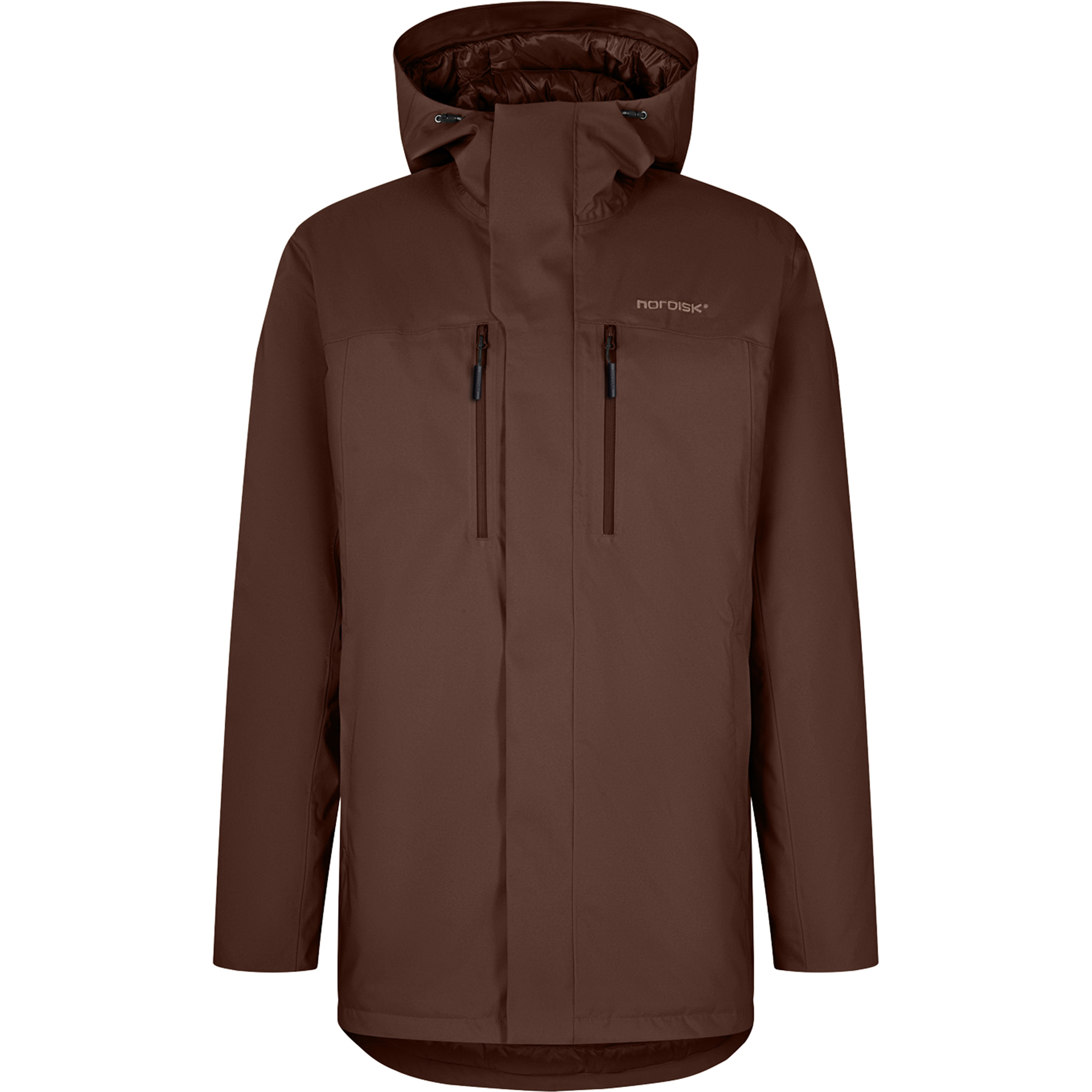 Nordisk Lauge Hardshell Down Herren Isolationsjacke braun Größe M Lifestyle Winddicht Wasserabweisend