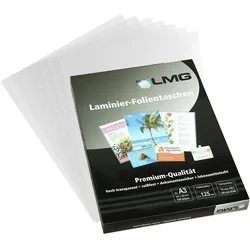 LMG Laminierfolien glänzend 125 mikron A3