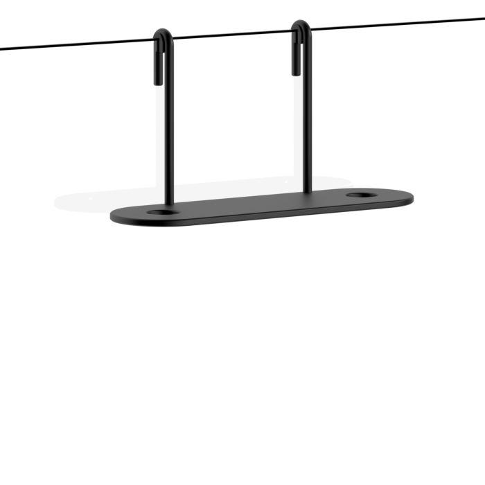 Giese Highbord 30456-14 schwarz matt Schichtstoff (HPL) schwarz