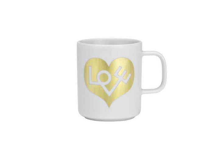 Vitra - Mug Coffee Mugs - Or - Porcelaine - Designer Alexander Girard