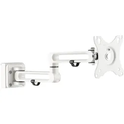 InLine Slatwall Monitorhalter lang weiss (32", 8 kg), Monitor Halterung, Weiss