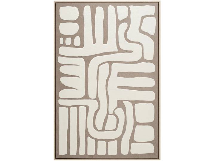 Strukturierte Leinwand BAKU 1 Stück mehrfarbig 90x60x3cm