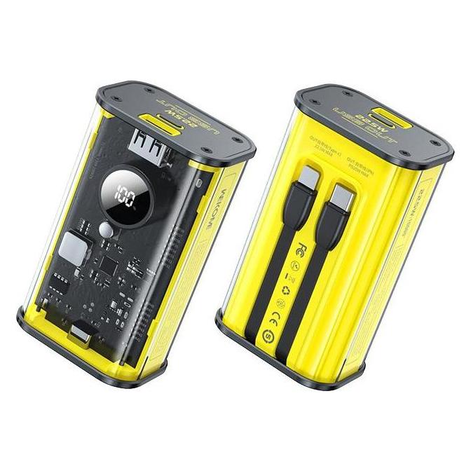 Wekome Powerbank 10000mAh Vanguard Serie 20W (10000 mAh, 20 W) (WK-WP-345_YELLOW)