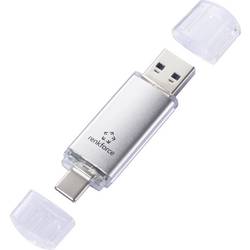 Renkforce RF-USBOS-240 USB-Stick 128 GB Silber RF-7577906 USB-C®, USB-A