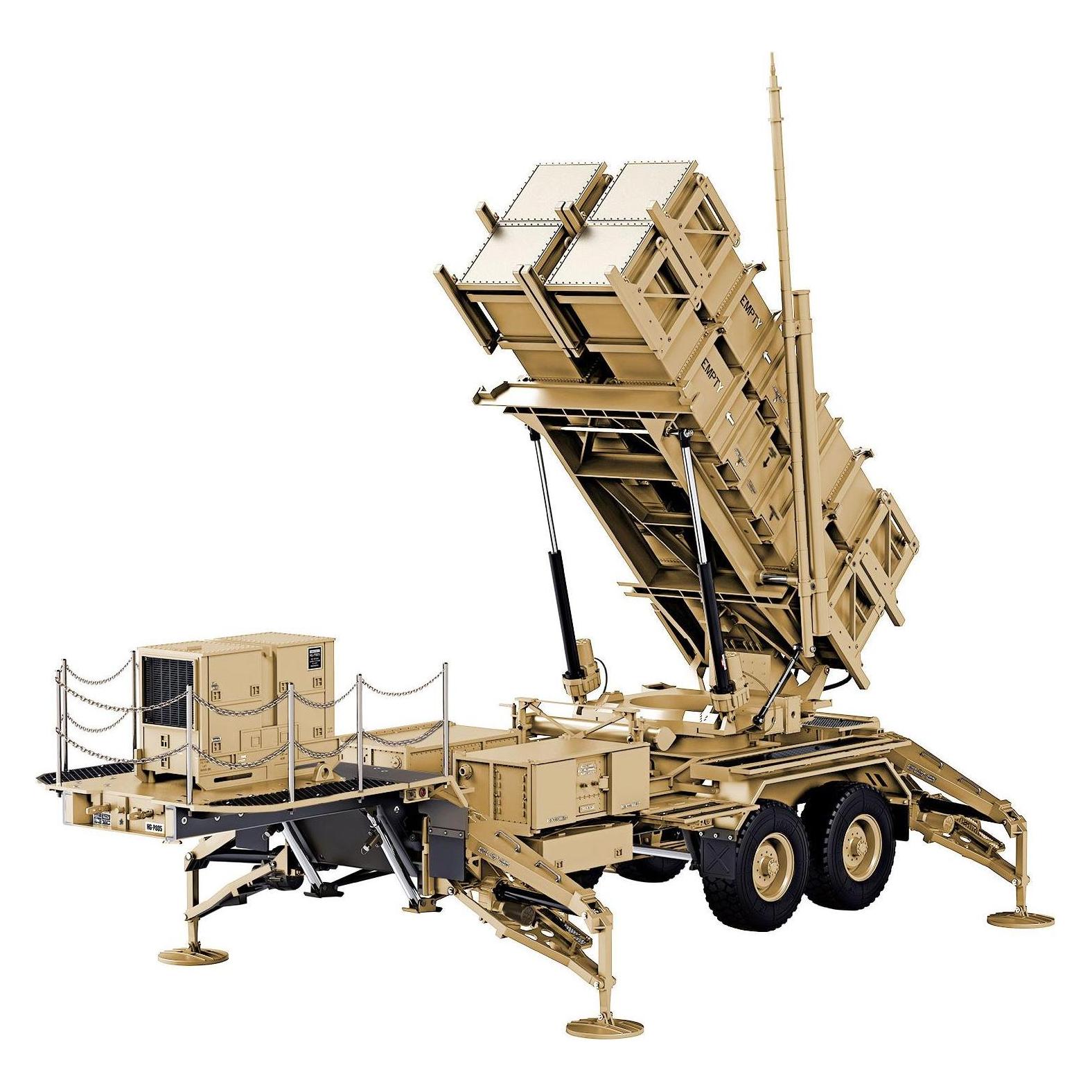 Amewi Sattelauflieger US M747 Raketenwerfer, Sand 1:12, Bausatz (22564)