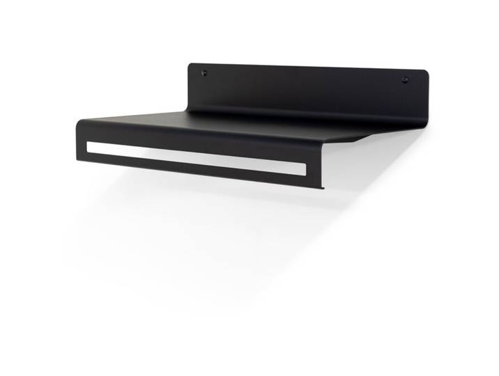 Spinder Design Garderobenleiste Skadi schwarz Stahl H 18 cm