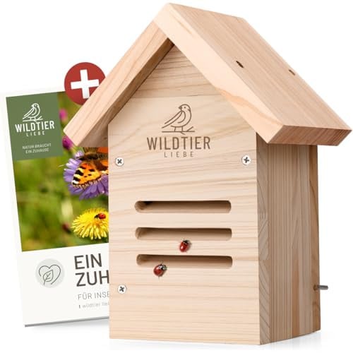 Wildtier Liebe Houten Lieveheersbeestjeshotel van massief hout