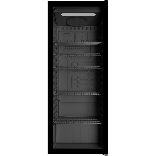 Bomann KSG 7292 schwarz Glastürkühlschrank 143cm