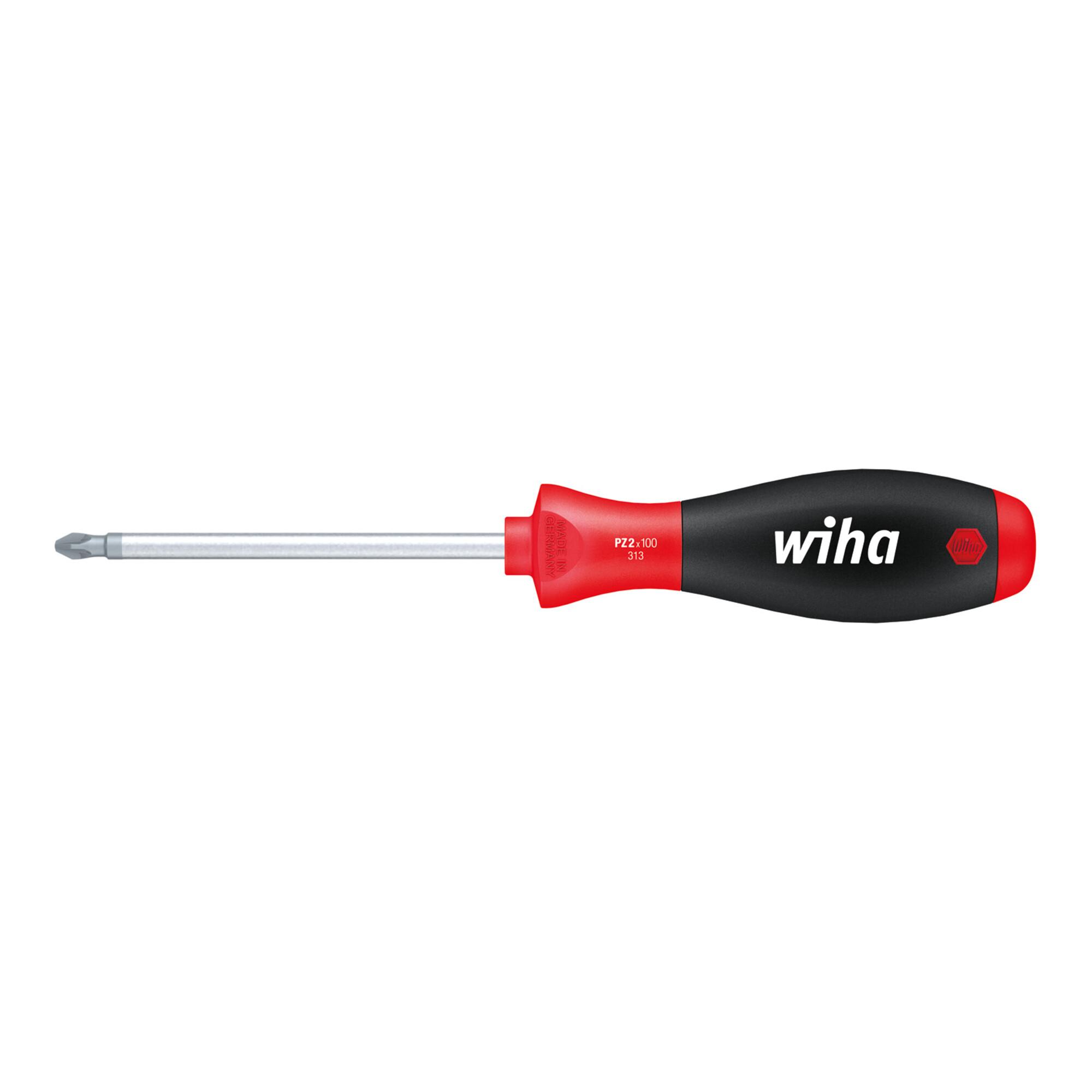 Wiha Schraubendreher SoftFinish Pozidriv mit Rundklinge PZ3 x 150 mm (39601)