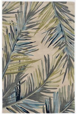 Porch & Den Hand-tufted Wool Tropical Area Rug