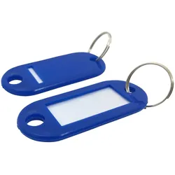 VEPATIM 500x Schlüsselanhänger mit Schlüsselring und Einleger BLAU