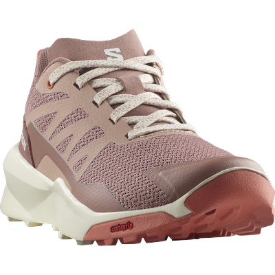 Wanderschuh SALOMON "PATROL J", Kinder, Gr. 31, atmungsaktiv, rosa (burlwood, vanilla ice, emberglow), Synthetik, Textil, Schuhe Wanderschuh, wasserdicht