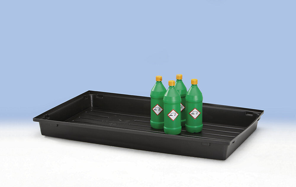 PE-Auffangwanne, Volumen 35 l, schwarz LaCont