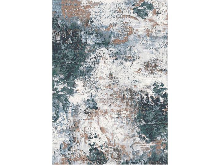 Teppich Argentum grau/beige Anderes Muster Polypropylen 160 x 230 cm - Teppich