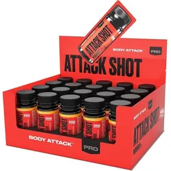 Body Attack - ATTACK SHOT - Karton 20 x 60mlWildberry