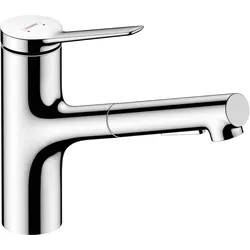 hansgrohe, Küchenarmatur, HG Einhebel-Spültischmischer Zesis M33 150, Ausziehbrause, 2 jet chrom