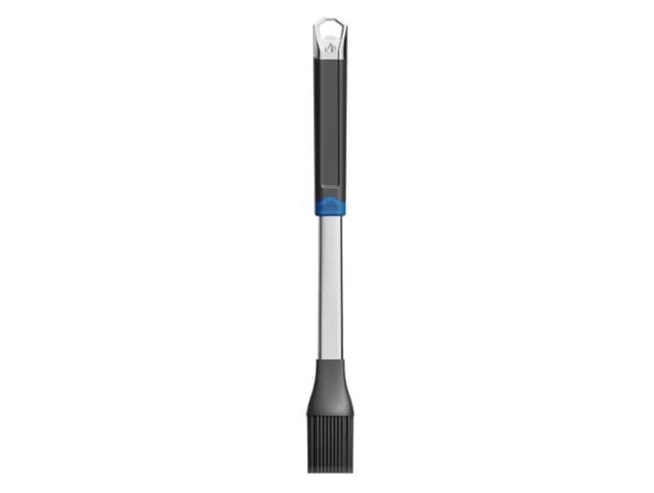 Napoleon® Accessoire pour barbecue\, GATL005\, brosse en silicone\, application facile de sauces\, poignée antidérapante\, anneau en alliage d'aluminium pour accrocher\, ouvre-bouteille intégré