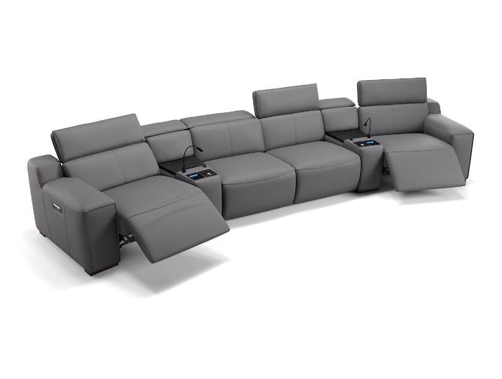 Leder Heimkinosofa LORETO Kinosessel