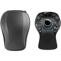 3Dconnexion SpaceMouse Pro (Kabelgebunden, Kabellos), Maus, Schwarz