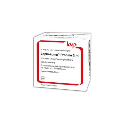 Lophakomp Procain 2 ml Injektionslösung 10x2