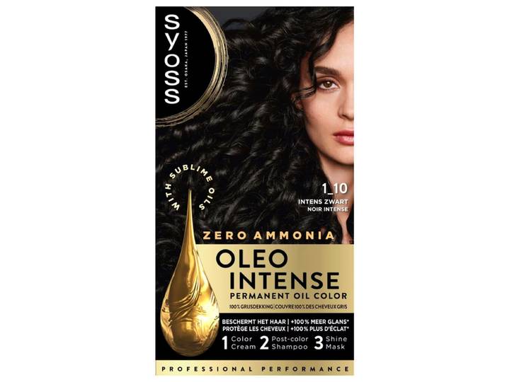 Syoss Haarverf Oleo Intense - 1-10 Intens Zwart