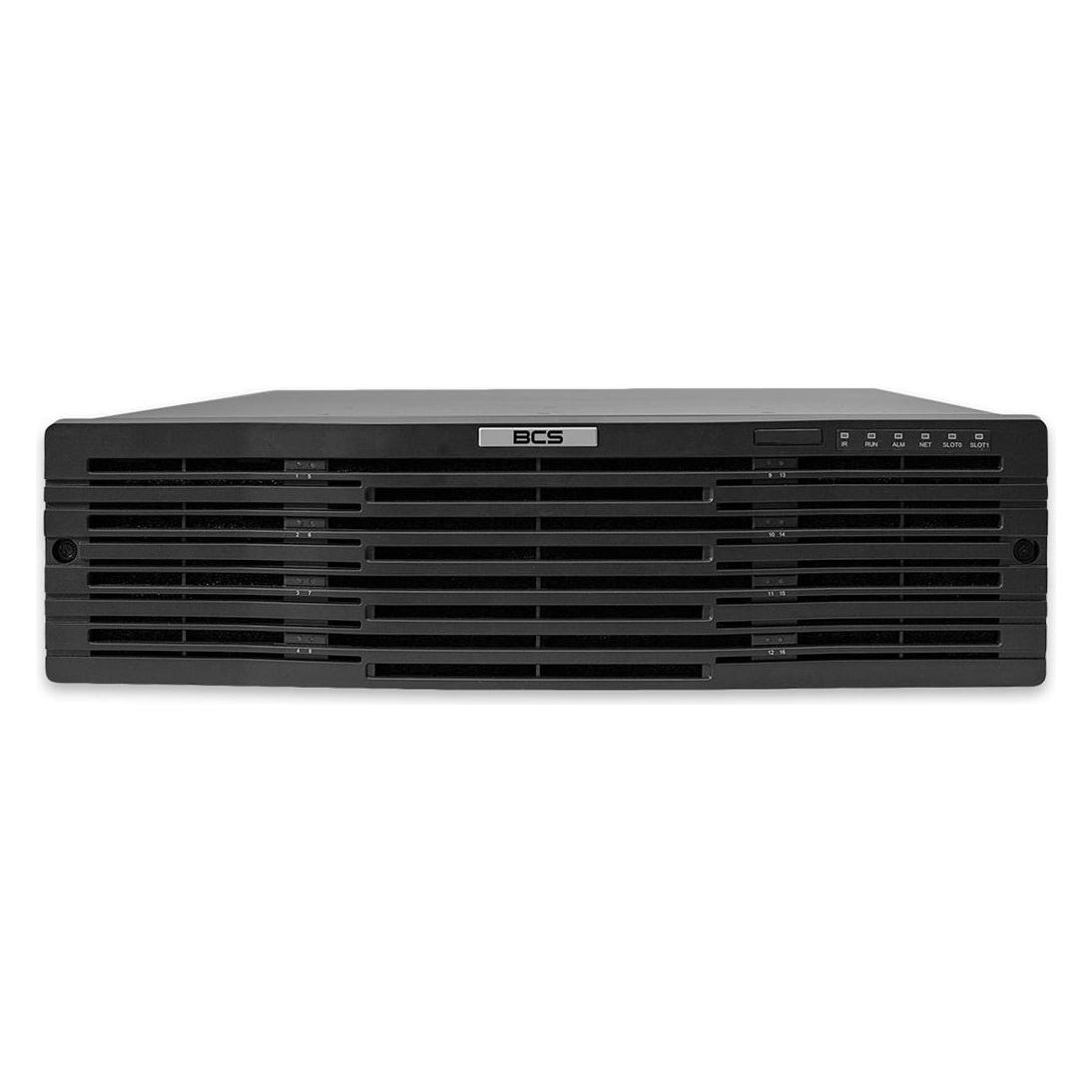 BCS BCS-P-NVR6416-4KR 64-Kanal IP-Recorder mit RAID und Unterstützung für 12MP-Kameras (Netzwerk Videorecorder (NVR)) (BCS-P-NVR6416-4KR)