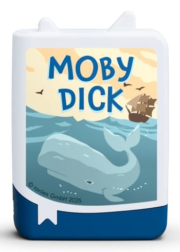 tonies 11002997 Book Tonie: Moby Dick 180 min (Blau, Weiß)