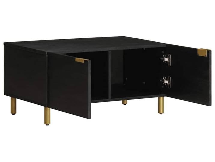 vidaXL Table basse noire 80x50x40 cm bois composite