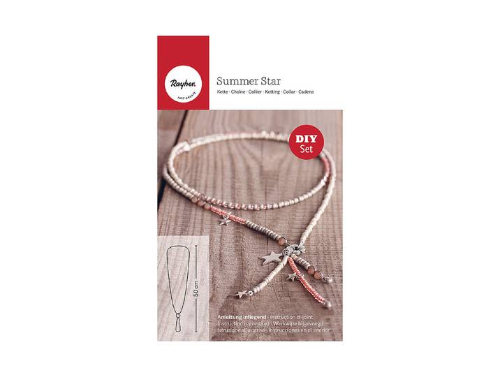 Rayher Kette Summer Star mit Anhänger 100 cm