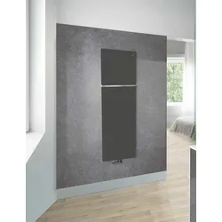 Zehnder Design-Heizkörper Fina Lean Bar elektrisch, Anthrazit, 1800x48x600 mm, schlankes Design mit planer Front und abgerundeten Seiten