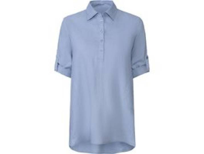 ESMARA® Robe en lin femme (Bleu)