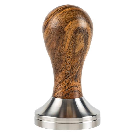 Sorso Barista-Tamper, Edelstahl, mit Holzgriff, 51 mm - Braun (SorsoTamp51)