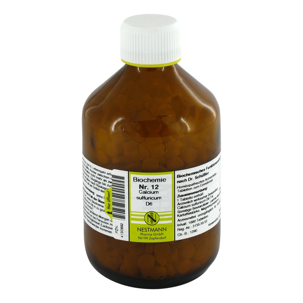NESTMANN Pharma GmbH Biochemie 12 Calcium sulfuricum D6 Tabletten 04130892