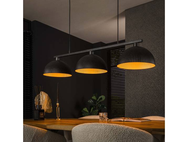 Industriële hanglamp Ripple 3L - Ø 30cm Lyora - 7894/77