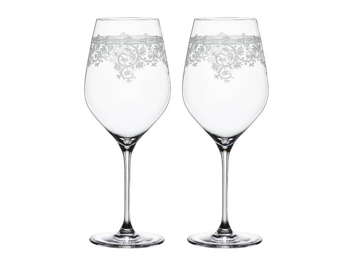 Spiegelau Arabesque Bordeaux Verre à vin rouge 81 cl Lot de 2 Transparent