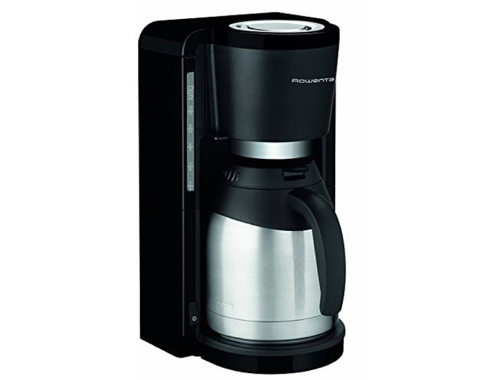 Rowenta CT 3818 Adagio Milano Filterkoffiezetapparaat, Roestvrij Staal, 10-15 Kopjes, 850 Watt, 1.5 L, Zwart