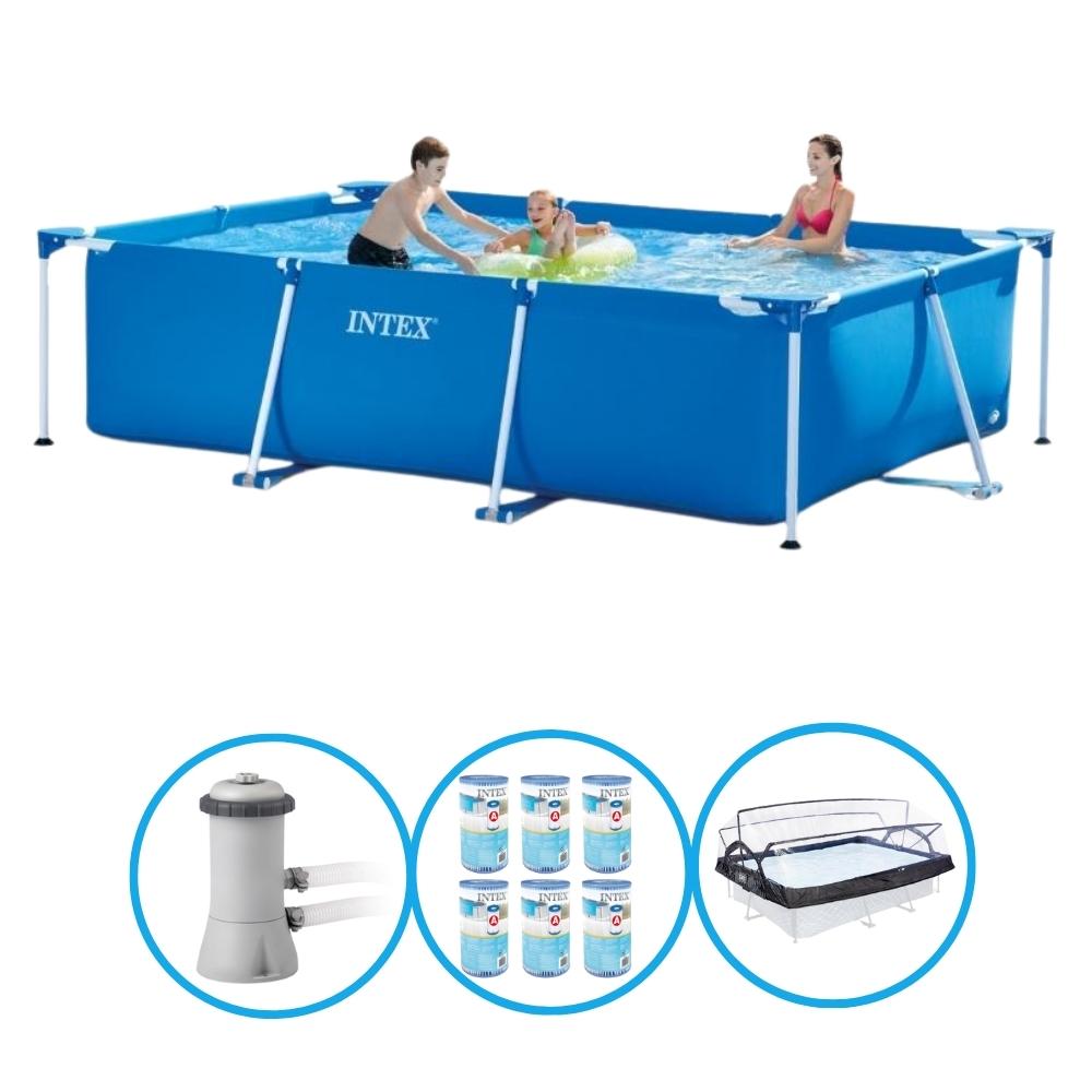 Intex Pool Rectangular Frame 300x200x75 cm - Sommerpaket