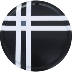 Cross Thick Serviertablett 46 cm schwarz