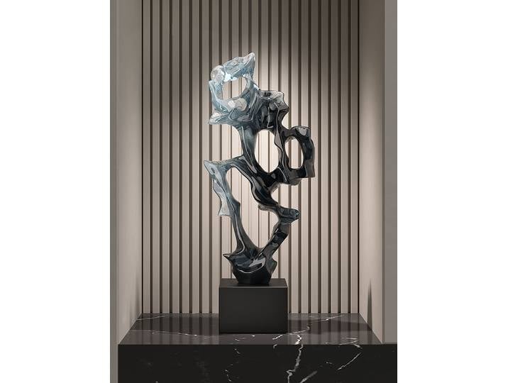 Sculpture Shilai en Résine Transparente, Artisanat de Luxe, Décoration de Salon, Porche, Meuble TV, Hôtel, Bureau